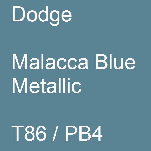 Dodge, Malacca Blue Metallic, T86 / PB4.